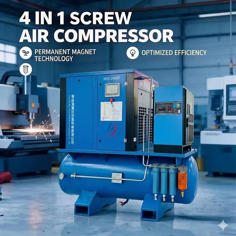 Lazer Kesim için 22KW 16 Bar Hava Kompresörü